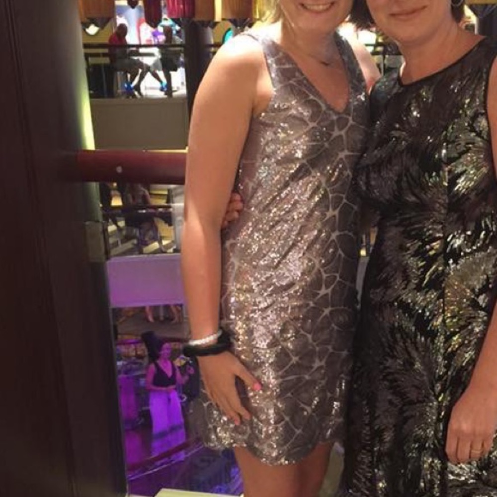 Purple Sequin Dress!!